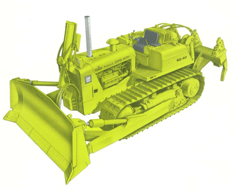 Terex 82-40 Dozer Specs and Dimensions