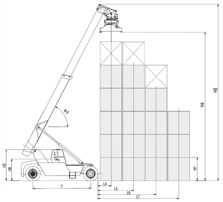 Terex CS 45 KS Dimensions