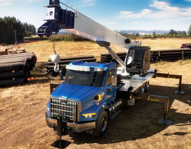 Western Star 49X Crane Truck Dimensions