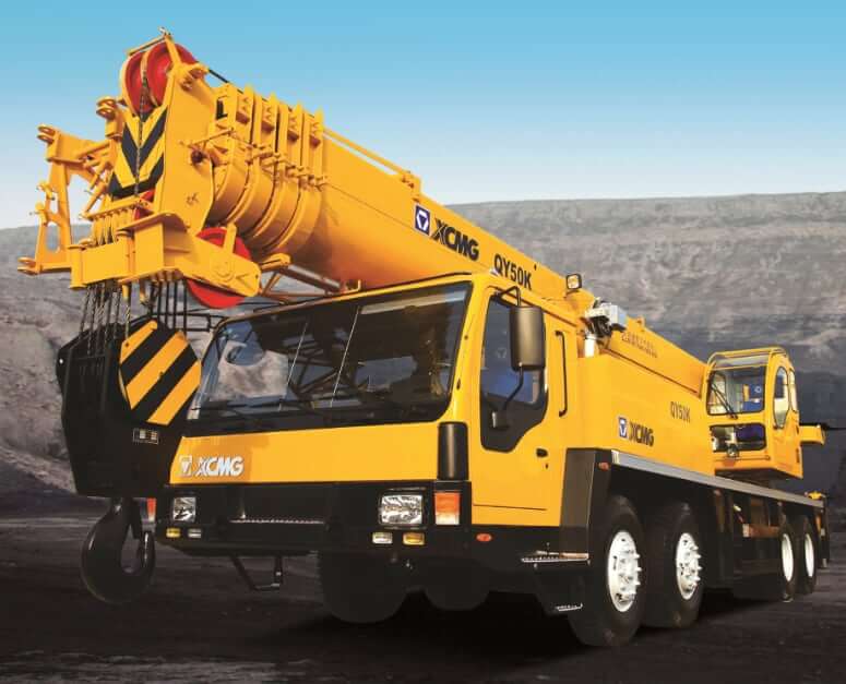 XCMG QY50K Crane Specs and Dimensions